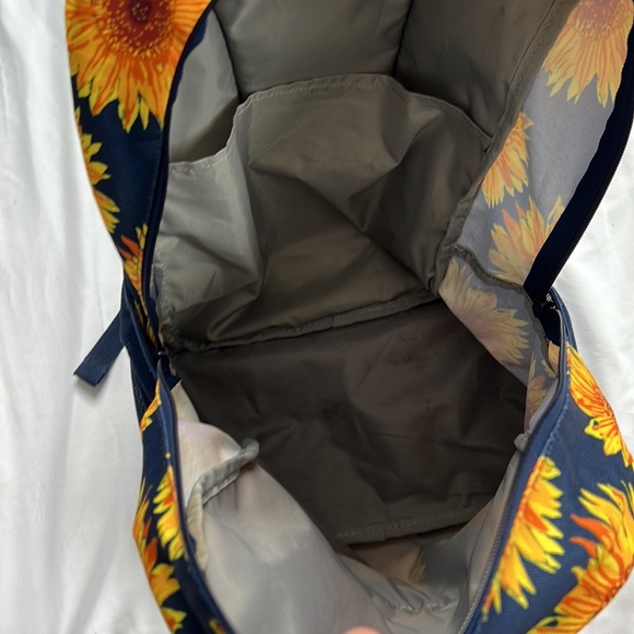Lands End sunflower backpack - Picture 2 of 3